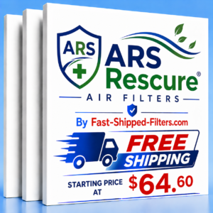 Replacement Filter Pads Compatible with ARS Rescure Air Cleaner