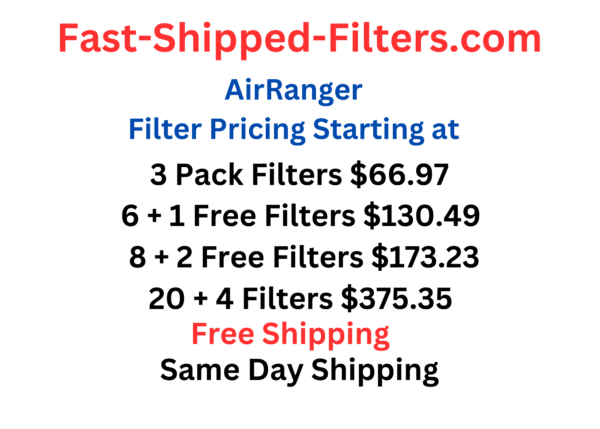 Replacement Compatible Filters for AirRanger Air Cleaner