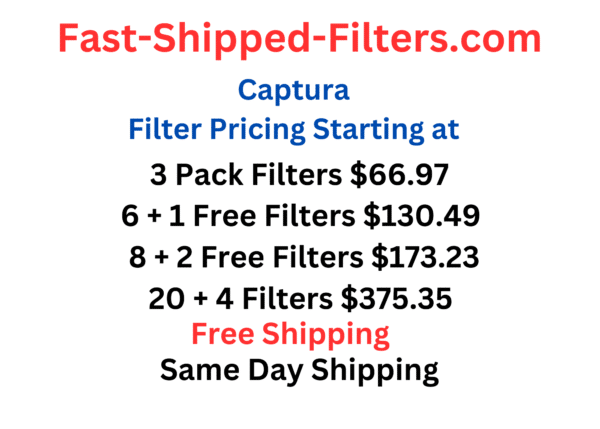 Captura P6100 Air Replacement Polarized Filters