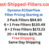 Dynamo ECOairflow Air Replacement Polarized Filters.