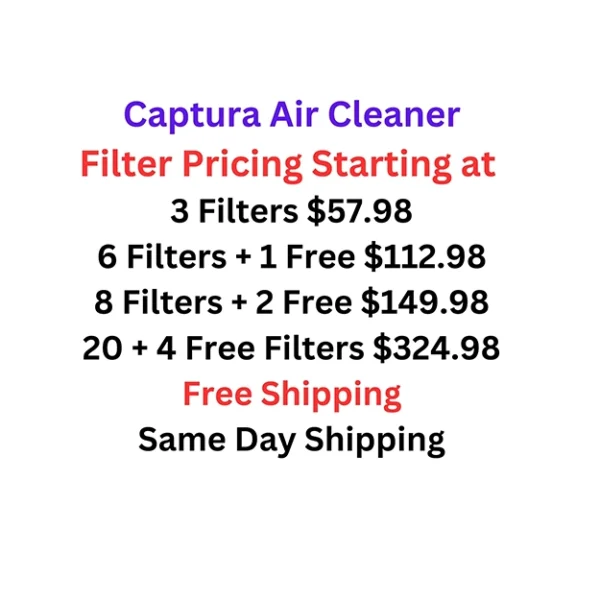 captura air filter for sale