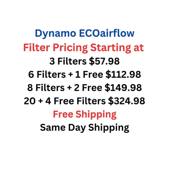 dynamo ecoairflow for sale replacement filter