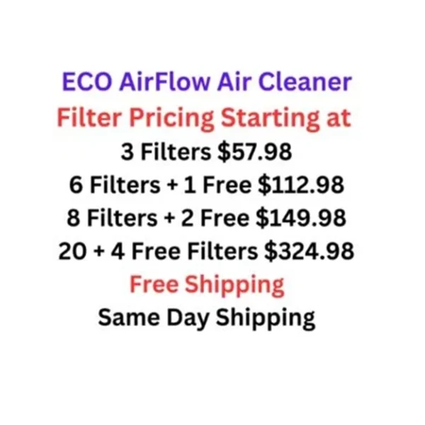 eco airflow air cleaner air filter