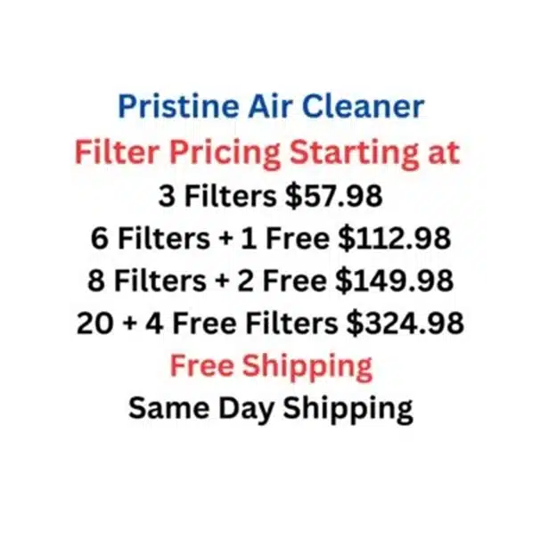 pristine air cleaner air filter