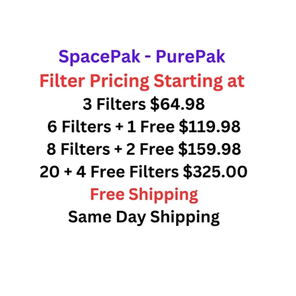 spacepak purepak filter for sale