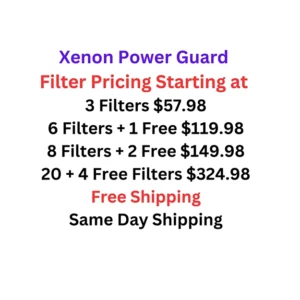 xenon power guart air filter website